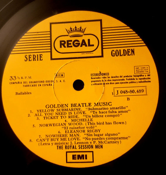The Royal Session Men* - Golden Beatle Music (LP, Album)