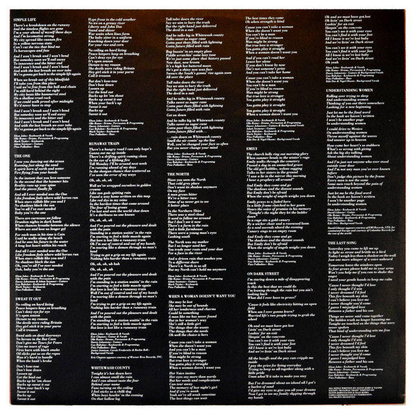 Elton John : The One (LP, Album)