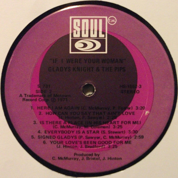 Gladys Knight And The Pips - If I Were Your Woman (LP, Album)