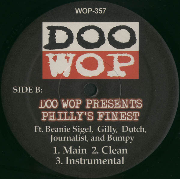 Doo Wop - Ten Tape Commandments Volume II / Doo Wop Presents Philly's Finest (12")