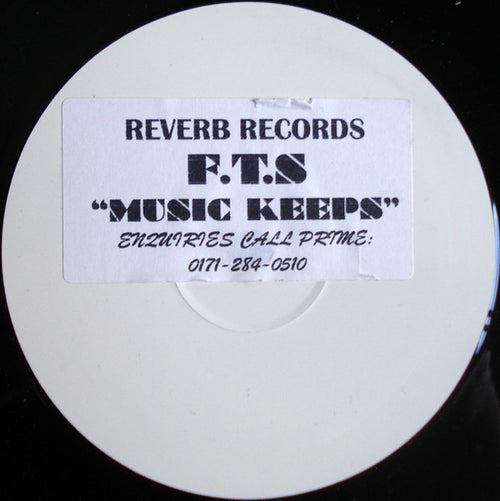 F.T.S - Music Keeps (12", Promo, W/Lbl, Sti)