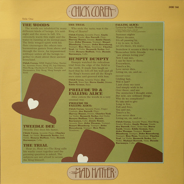 Chick Corea : The Mad Hatter (LP, Album)