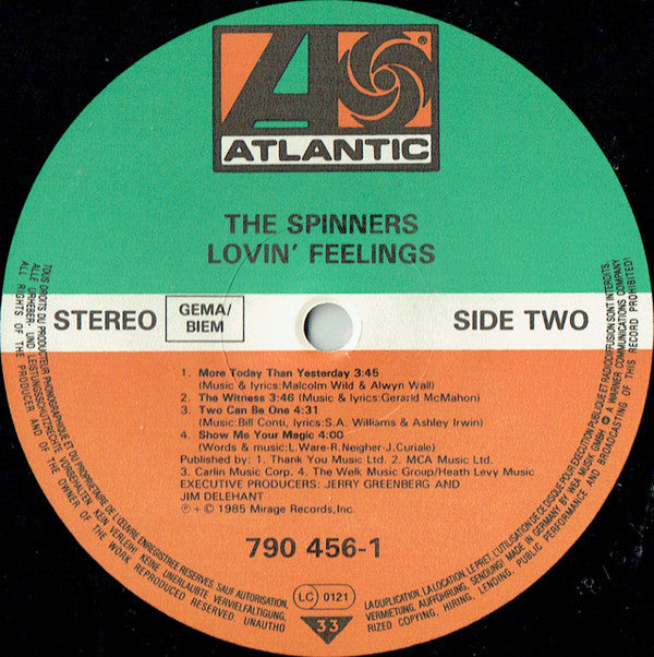Spinners : Lovin' Feelings (LP, Album)