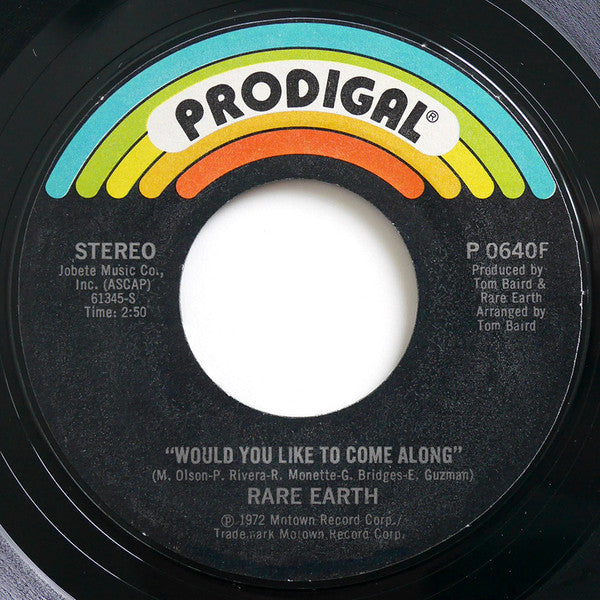 Rare Earth - Warm Ride / Would You Like Me To Come Along (7", Single)