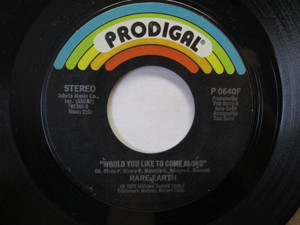 Rare Earth - Warm Ride / Would You Like Me To Come Along (7", Single)