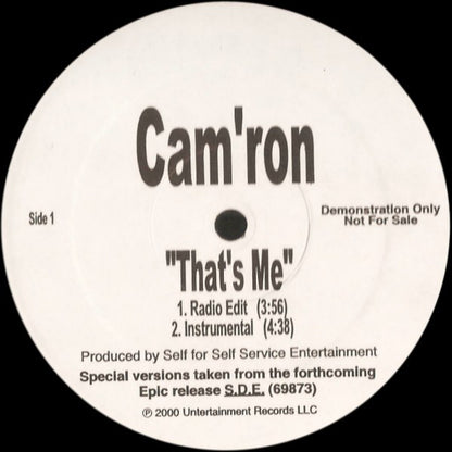 Cam'ron - That's Me (12", Single, Promo)
