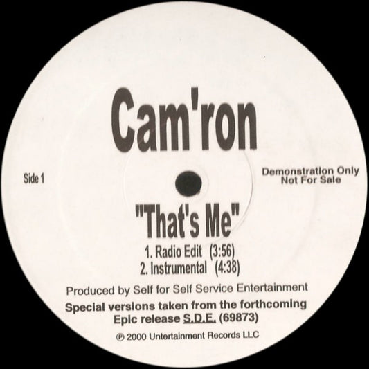 Cam'ron - That's Me (12", Single, Promo)