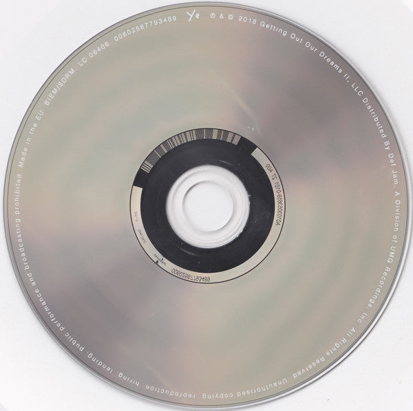 Kanye West - Ye (CD, Album)
