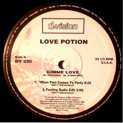Love Potion - Gimme Love / Shake It (12")