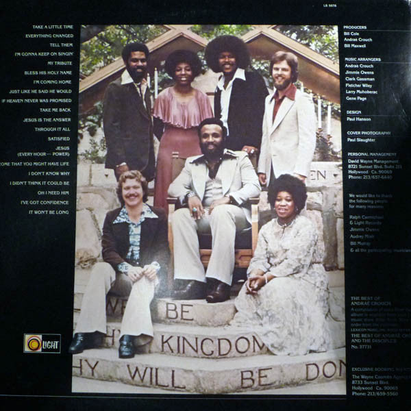 Andraé Crouch & The Disciples : The Best Of Andraé (2xLP, Comp, RE, Gat)