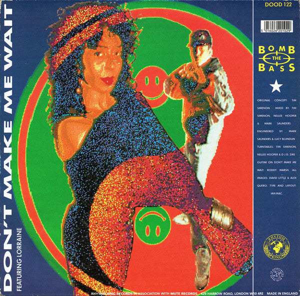 Bomb The Bass - Megablast (Hip Hop On Precinct 13) / Don't Make Me Wait (12", Red)