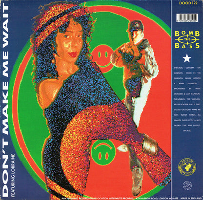 Bomb The Bass - Megablast (Hip Hop On Precinct 13) / Don't Make Me Wait (12", Red)