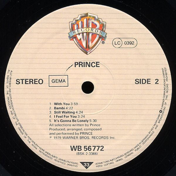 Prince - Prince (LP, Album)