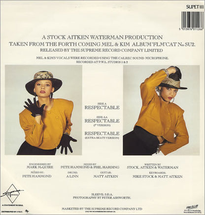 Mel & Kim - Respectable (12", Single)