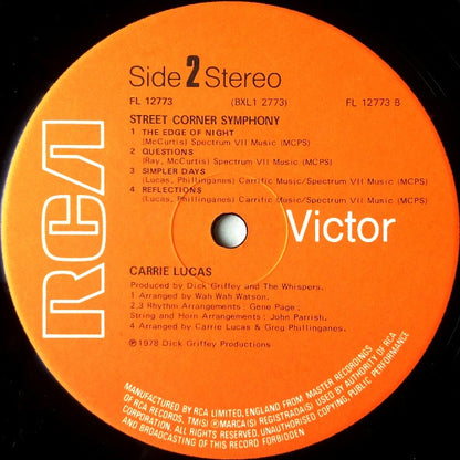 Carrie Lucas : Street Corner Symphony (LP, Album)