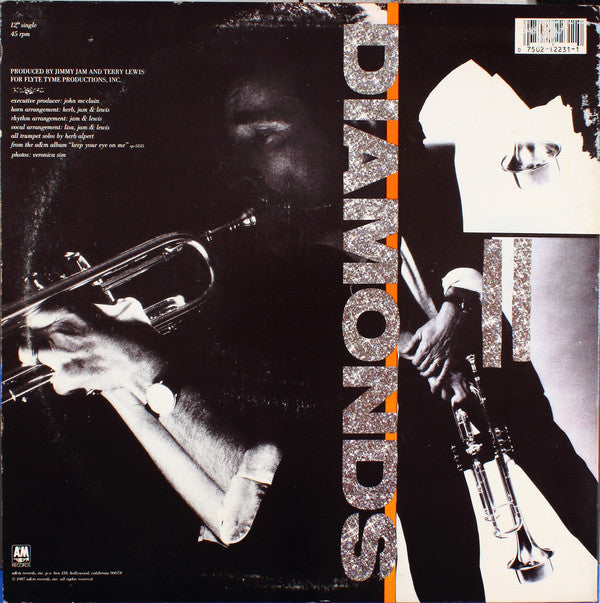 Herb Alpert : Diamonds (12", Single, B -)