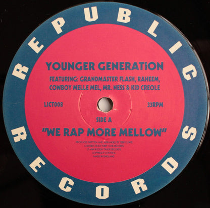 The Younger Generation : We Rap More Mellow (12")