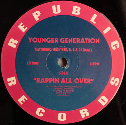 The Younger Generation : We Rap More Mellow (12")
