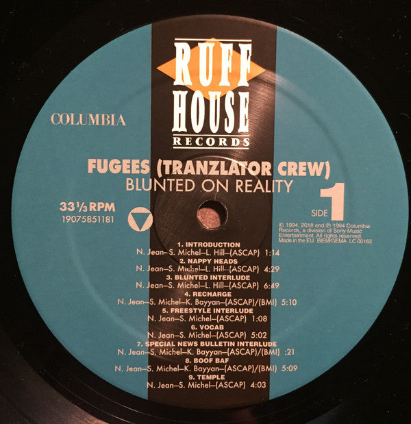 Fugees : Blunted On Reality (LP, Album, RE)