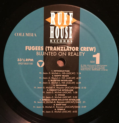Fugees : Blunted On Reality (LP, Album, RE)