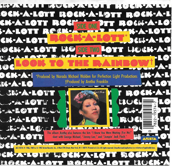 Aretha Franklin : Rock-A-Lott (7", Single)