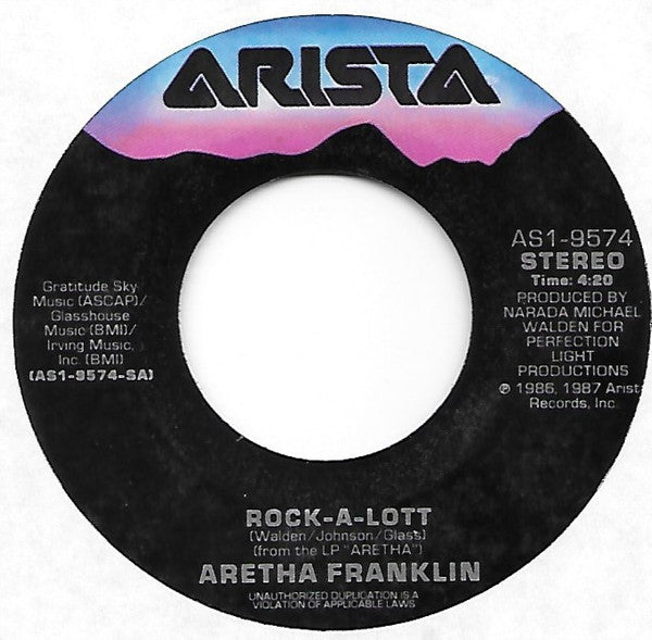 Aretha Franklin : Rock-A-Lott (7", Single)