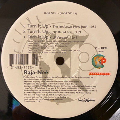 Raja-Neé : Turn It Up (12")