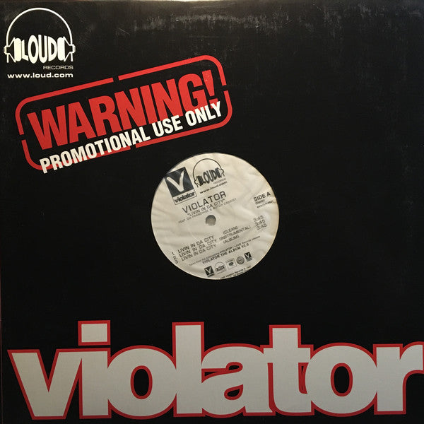 Violator (3) : Livin In Da City / Come Thru (12", Promo)