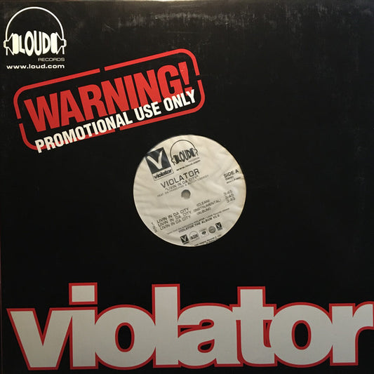 Violator (3) : Livin In Da City / Come Thru (12", Promo)