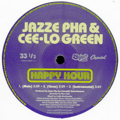 Jazze Pha & Cee-Lo Green* : Happy Hour (12")