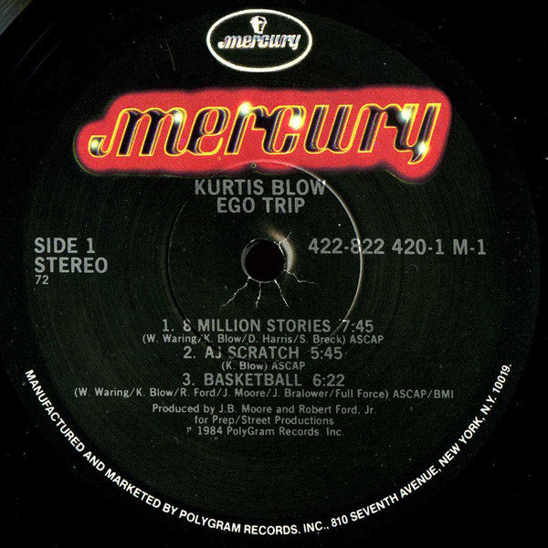Kurtis Blow - Ego Trip (LP, Album, 72 )