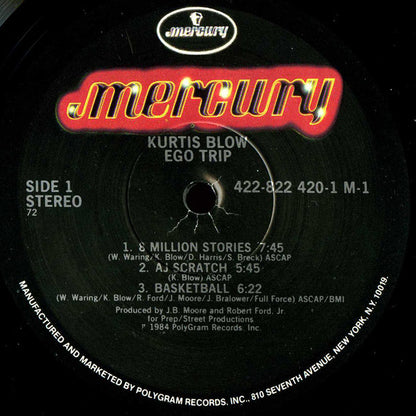 Kurtis Blow - Ego Trip (LP, Album, 72 )