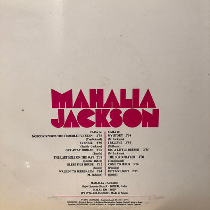Mahalia Jackson : Mahalia Jackson (LP, Comp)