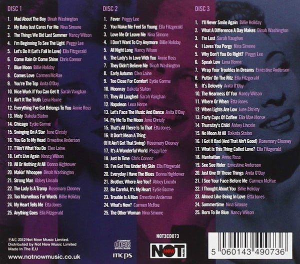 Various - The Greatest Jazz Divas (3xCD, Comp)