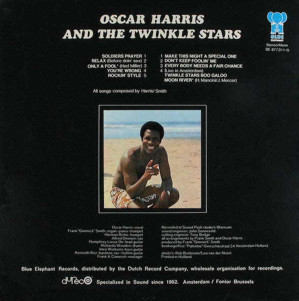 Oscar Harris And The Twinkle Stars - Oscar Harris And The Twinkle Stars (LP, Album, Gat)