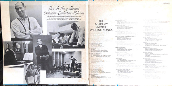 Henry Mancini, His Orchestra And Chorus* - Henry Mancini Presents The Academy Award Songs (2xLP, Album, RE, Gat)