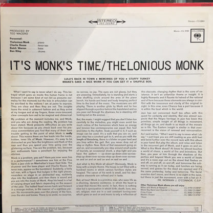 Thelonious Monk : It's Monk's Time (LP, Album)
