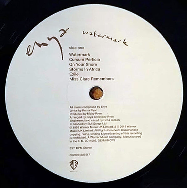 Enya - Watermark (LP, Album, RE)