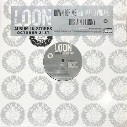 Loon : Down For Me (12", Promo)