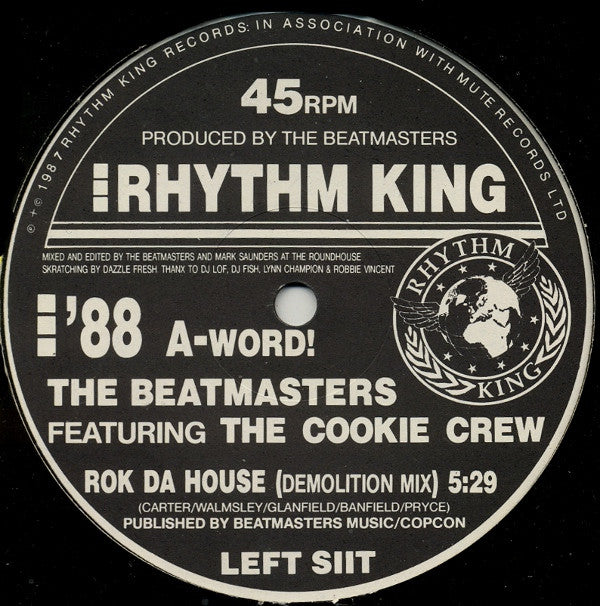 The Beatmasters - Rok Da House (Remix) (12")