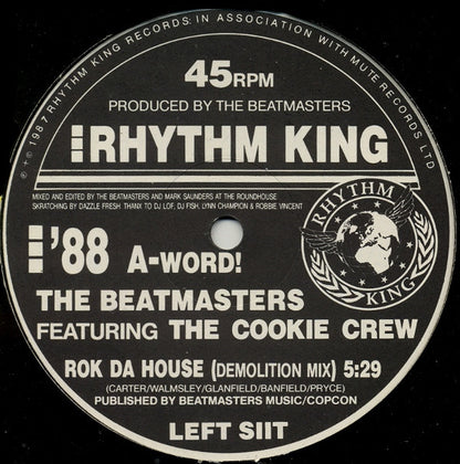 The Beatmasters - Rok Da House (Remix) (12")