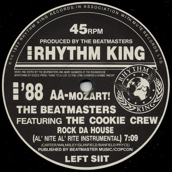 The Beatmasters - Rok Da House (Remix) (12")