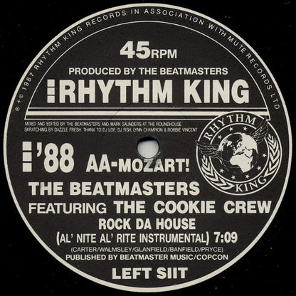 The Beatmasters - Rok Da House (Remix) (12")