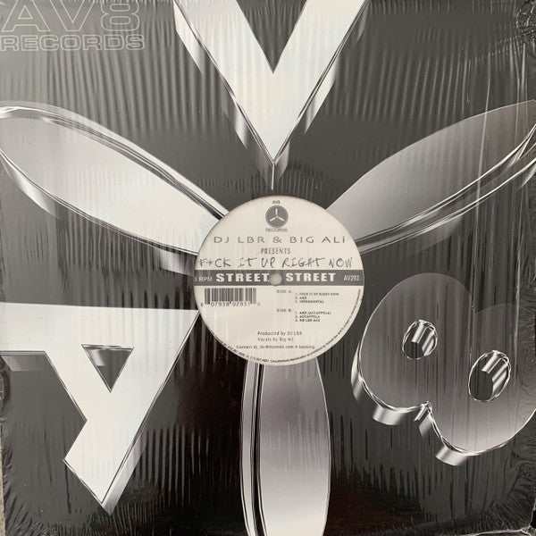 DJ LBR & Big Ali : Fuck It Up Right Now (12")