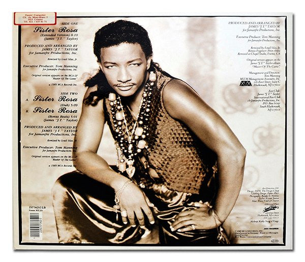 James "J.T." Taylor* - Sister Rosa (Extended Version) (12", Maxi)