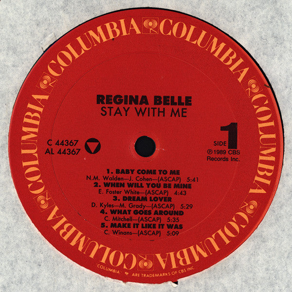 Regina Belle : Stay With Me (LP, Album)
