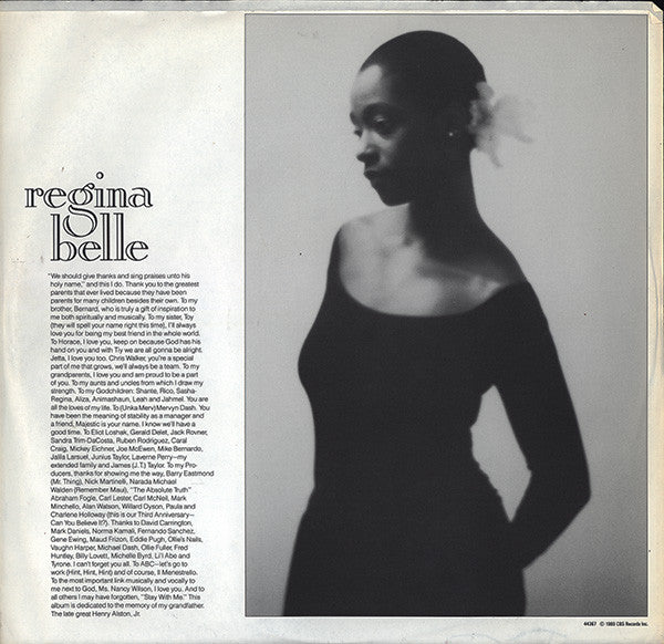 Regina Belle : Stay With Me (LP, Album)