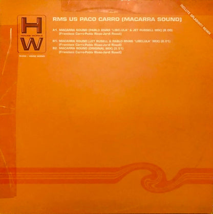 Rms Us Paco Carro : Macarra Sound (12")