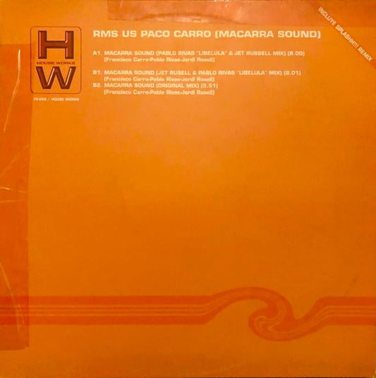 Rms Us Paco Carro : Macarra Sound (12")