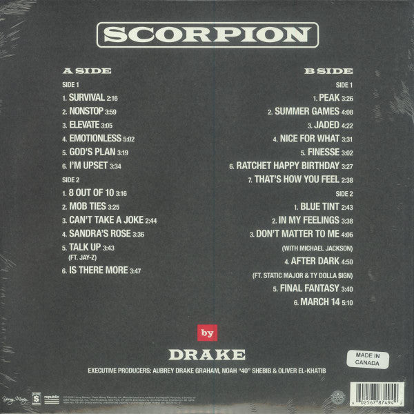 Drake - Scorpion (2xLP, Album)